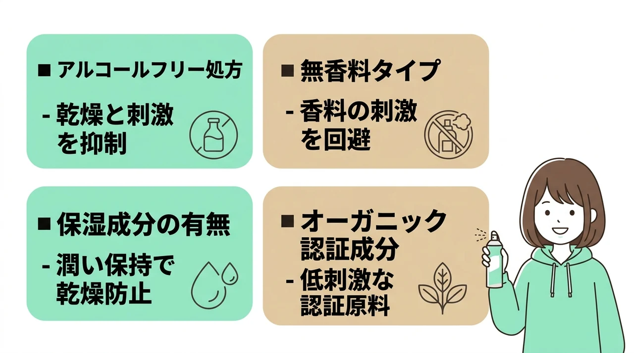敏感肌でも安心！頭皮に優しいドライシャンプーの選び方