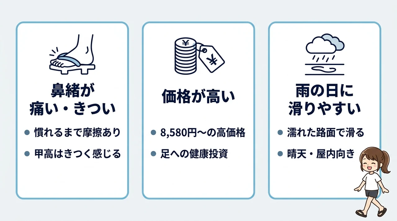 OOFOS（ウーフォス）のデメリット3選