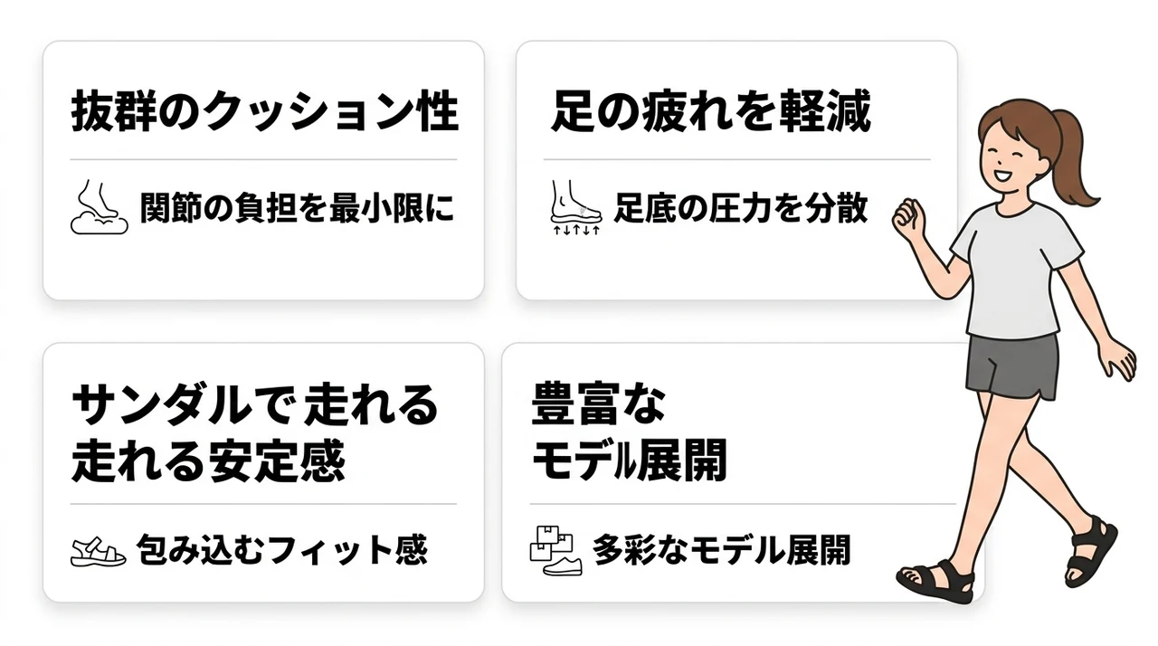 OOFOS（ウーフォス）のメリット5選