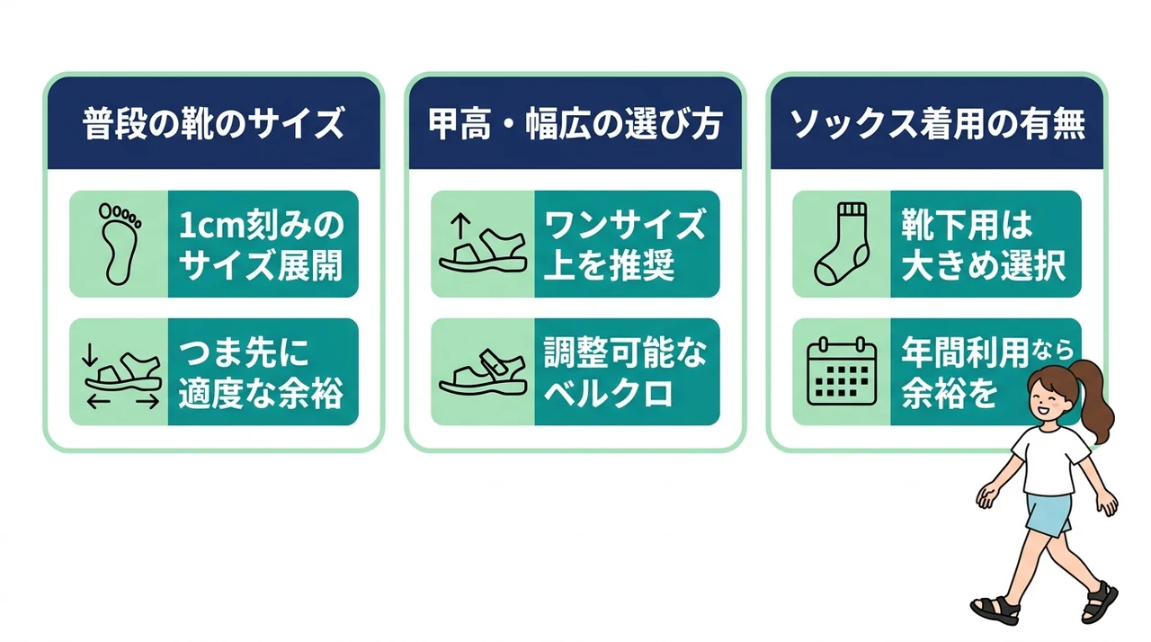 OOFOS（ウーフォス）のサイズ感と選び方のポイント