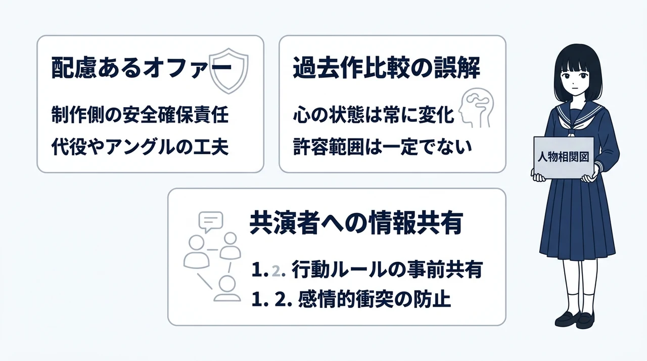 身体接触の制限と役者という職業の倫理