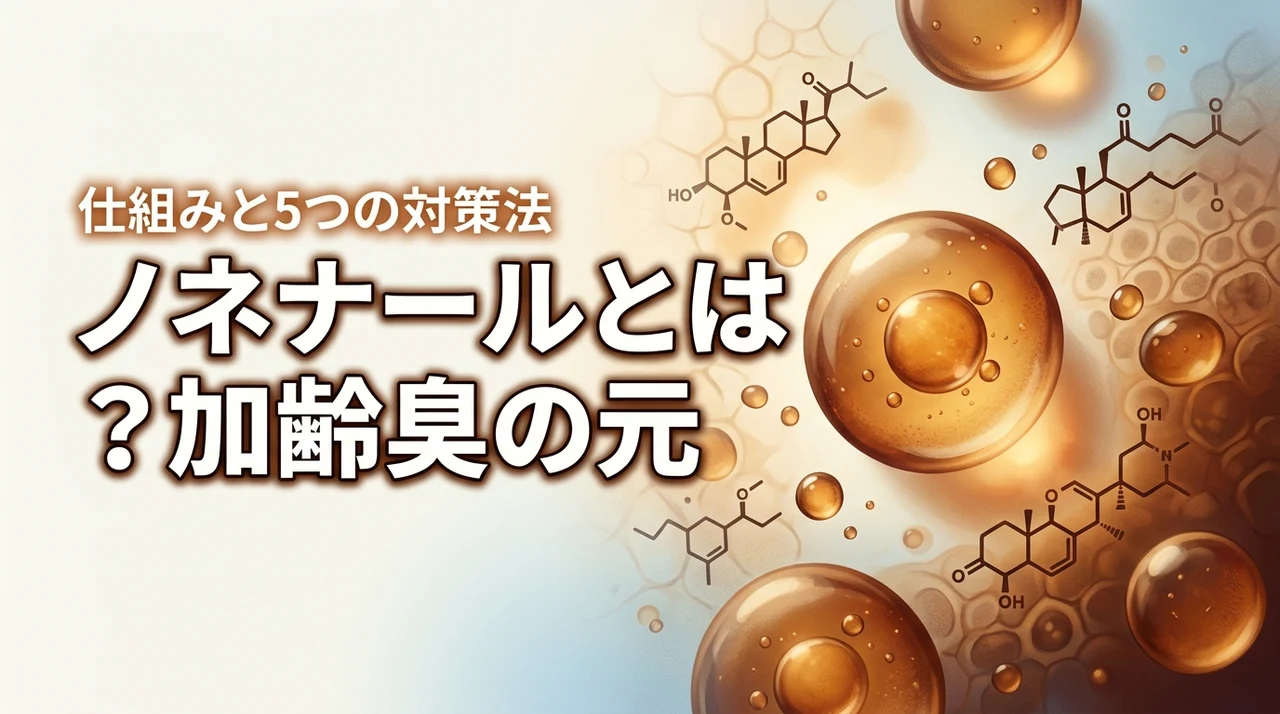 ノネナールとは加齢臭の原因物質!発生メカニズムと5つの対策法