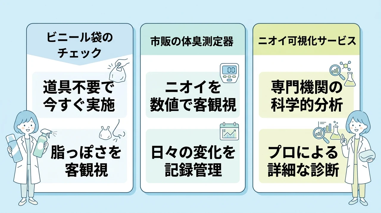自分のニオイを見える化！セルフチェックと測定のススメ