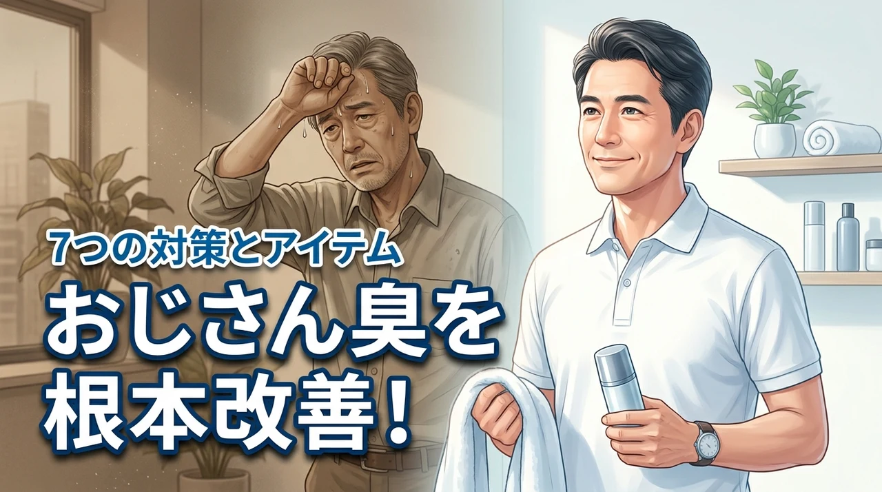おじさん臭の原因と7つの対策で根本改善！今日からできる習慣とおすすめアイテム