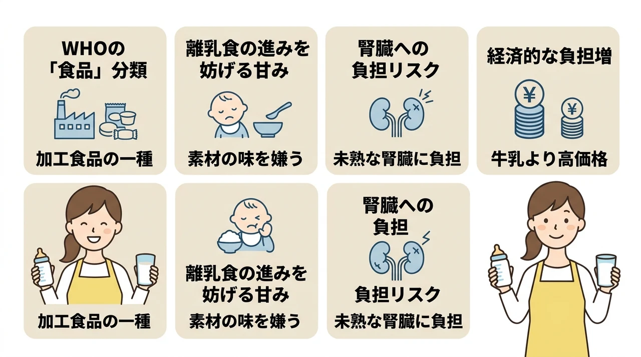 フォローアップミルクが「原則不要」と言われる理由