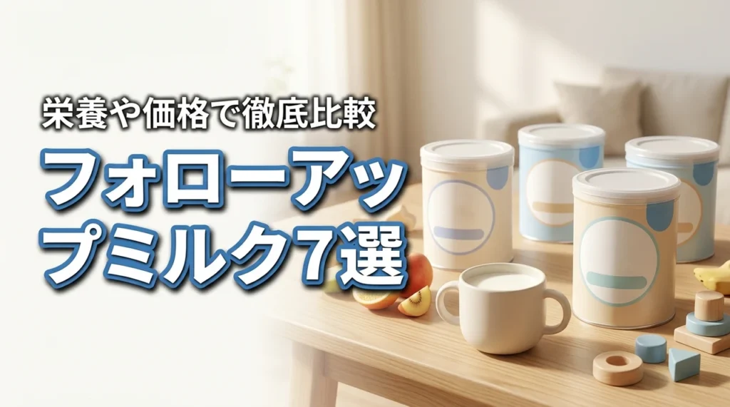 フォローアップミルクのオススメ7選！栄養・価格・飲みやすさで徹底比較