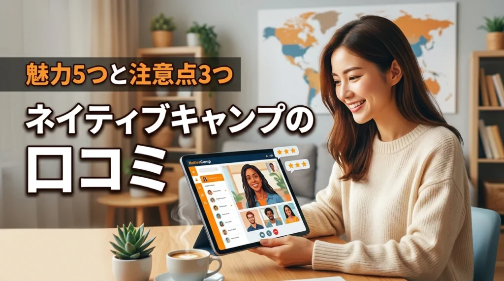 ネイティブキャンプの口コミでわかった5つの魅力と3つの注意点