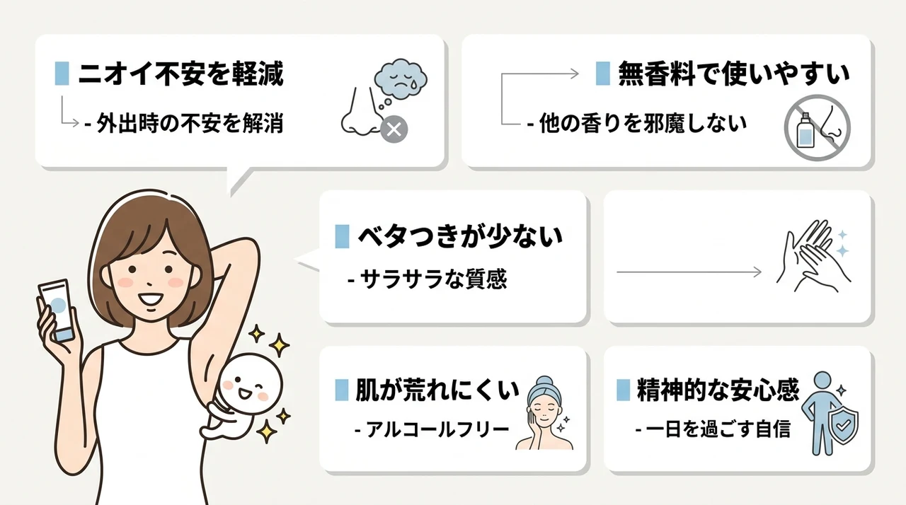 アニセのワキガ対策クリームで実感した5つのメリット