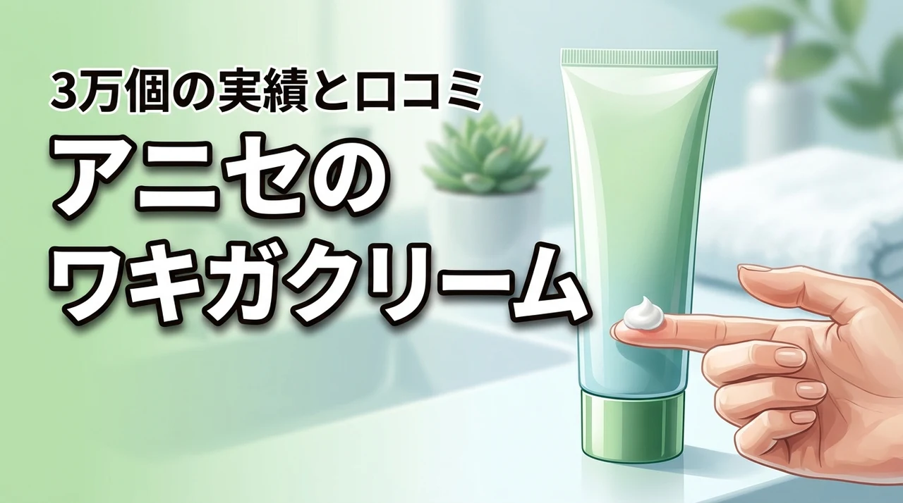 アニセのワキガ対策クリームは本当に効く？3万個売れた実力と口コミを徹底調査