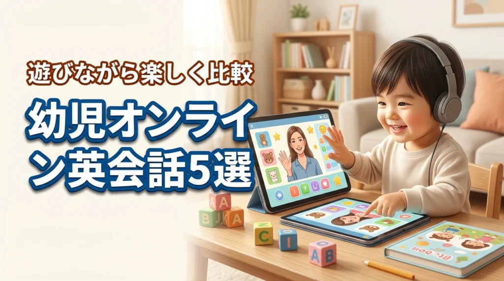 幼児向けオンライン英会話おすすめ5選！遊びながら英語を伸ばす比較