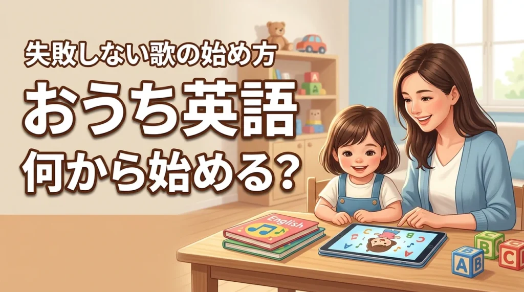 おうち英語、何から始めるか迷ったらまずは歌！失敗しない始め方