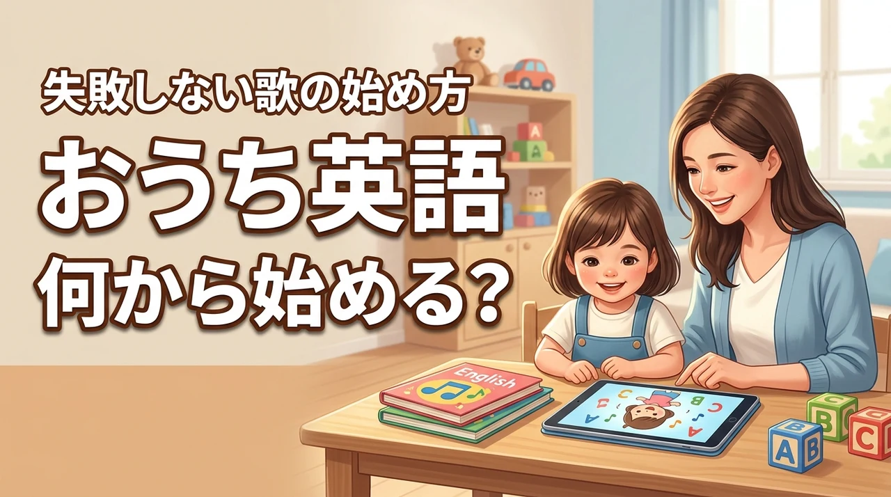 おうち英語、何から始めるか迷ったらまずは歌！失敗しない始め方