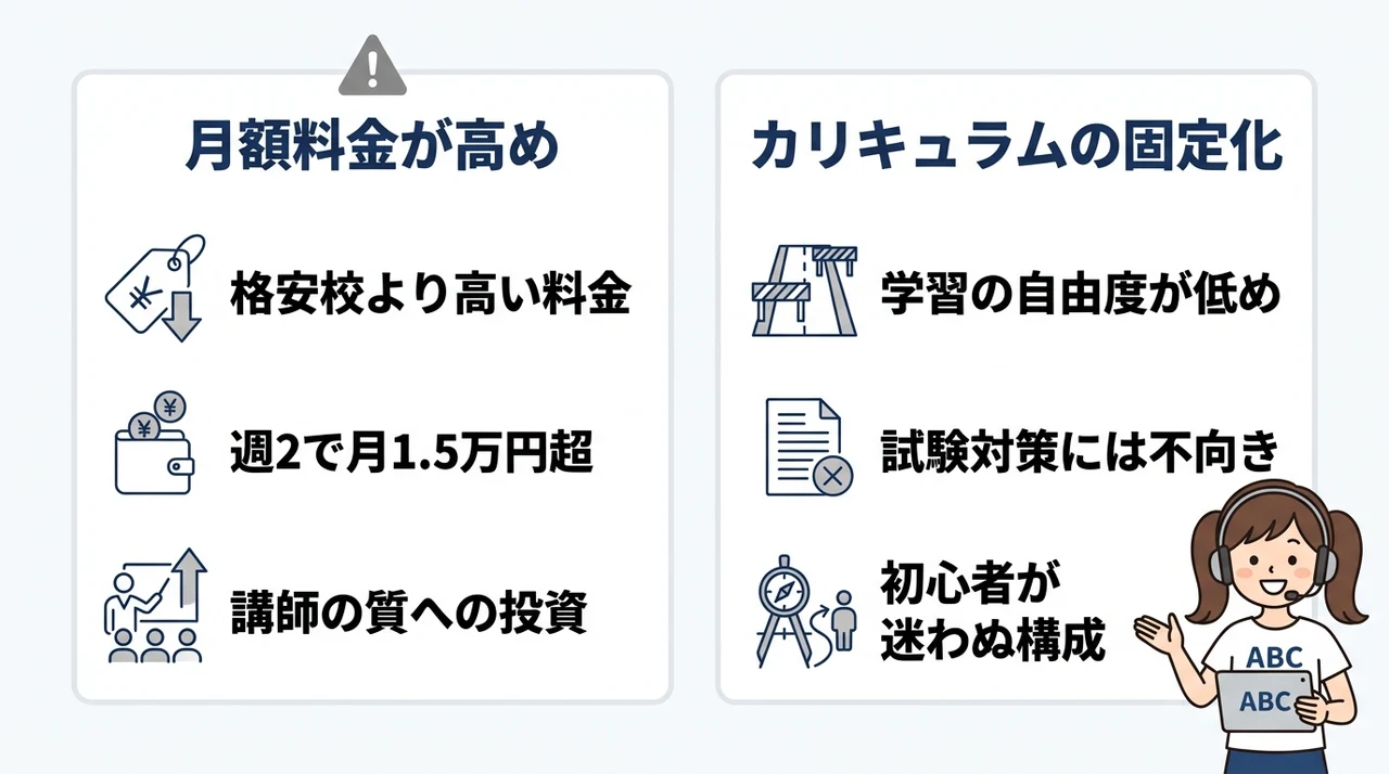 Novakidの購入前に知るべきデメリット