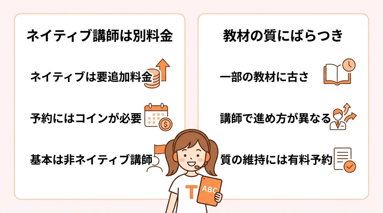 ネイティブキャンプの購入前に知るべきデメリット