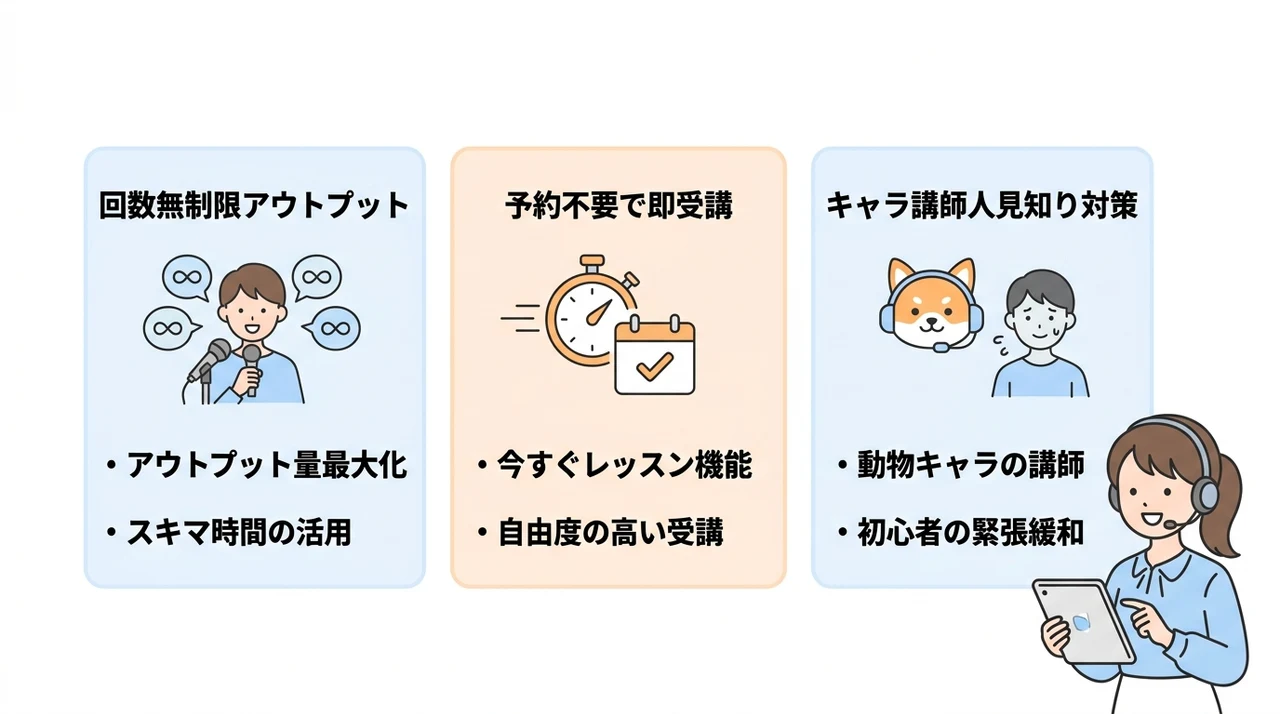 ネイティブキャンプを選ぶべき3つの強みとメリット