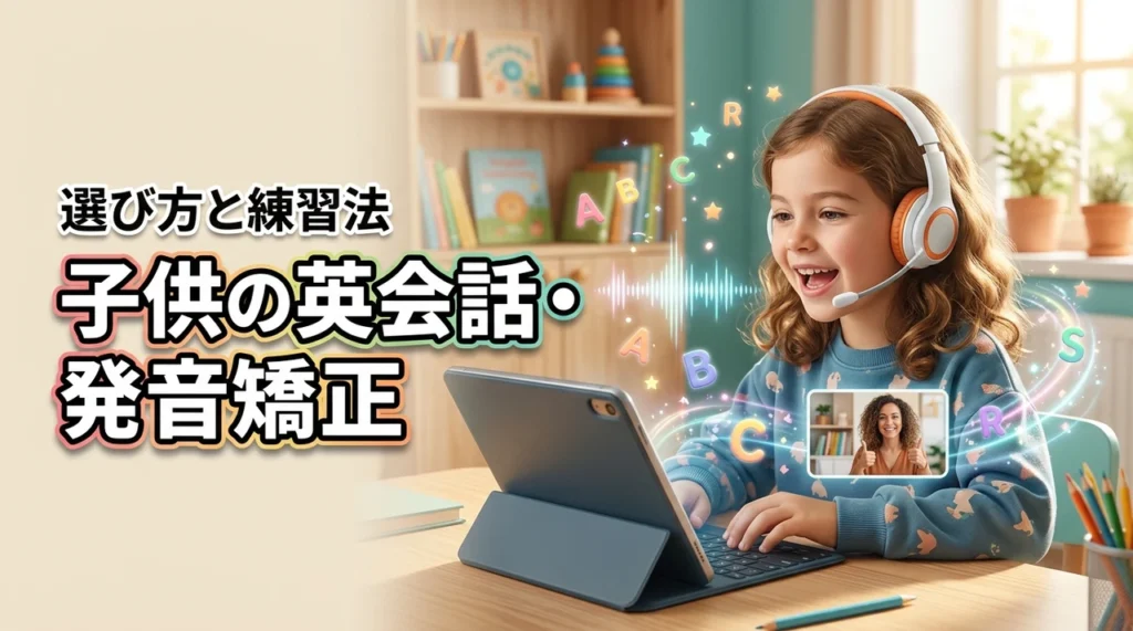 子供のオンライン英会話、発音矯正に強いのはどこ？選び方と練習法を解説