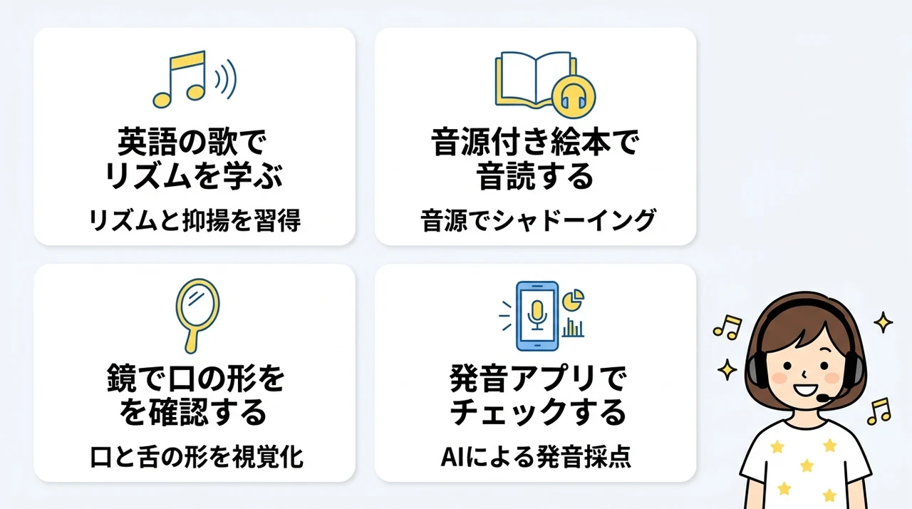 家庭で今日からできる発音練習法