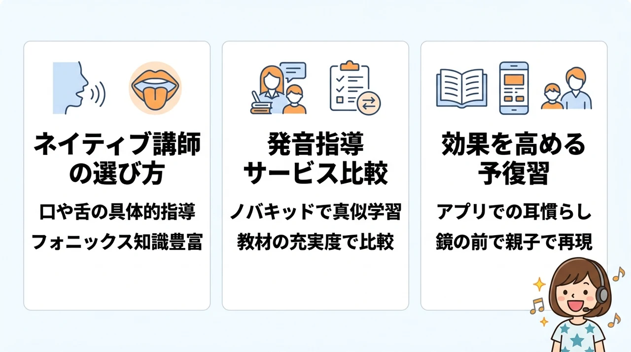 オンライン英会話を活用した発音矯正