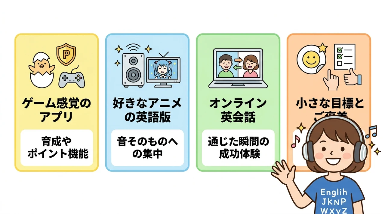 子供が飽きずに続けるためのモチベーション維持法