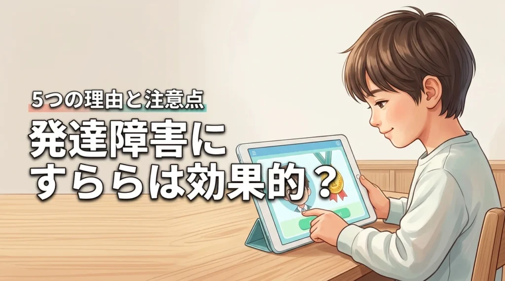 すららは発達障害に効果あり？学習が変わる5つの理由と注意点