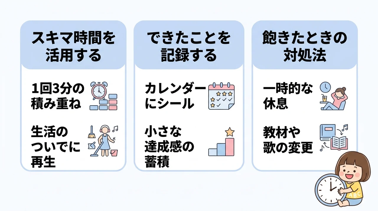 無理なく毎日続けるためのコツ