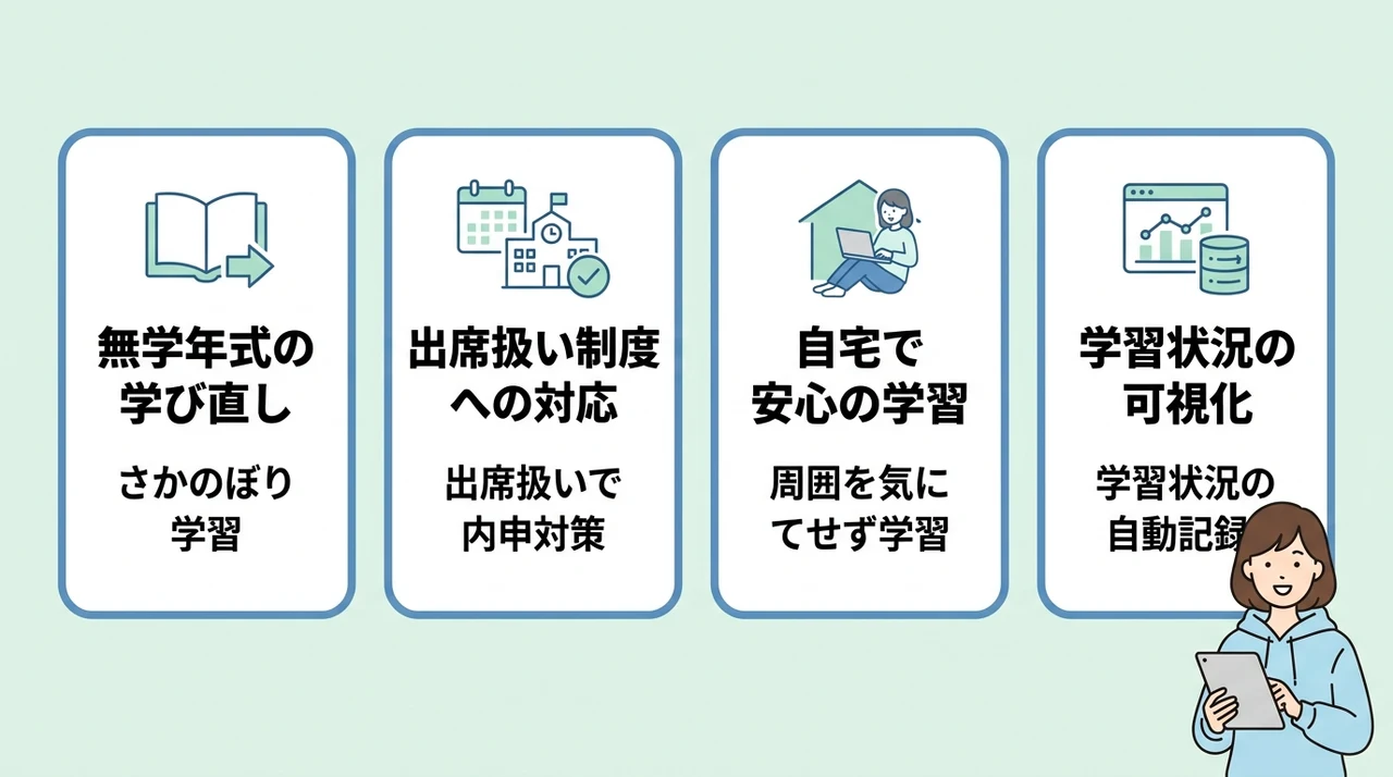 不登校にタブレット教材が有効な理由