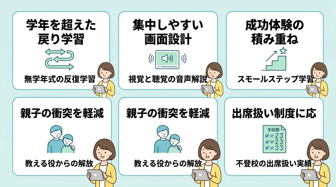 発達障害の子がすららで得られる5つのメリット