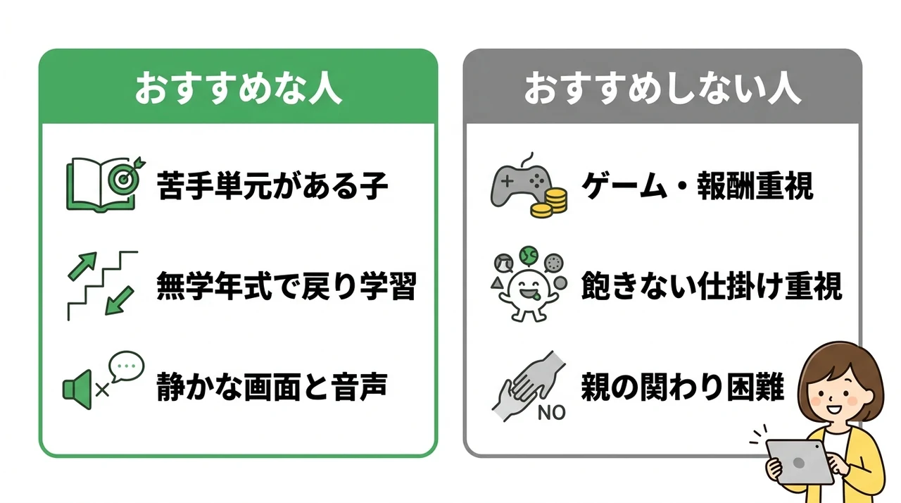 すららがおすすめな人・おすすめしない人