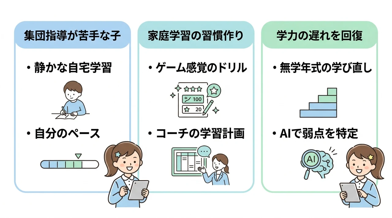 すららがADHDの子に向いているケース