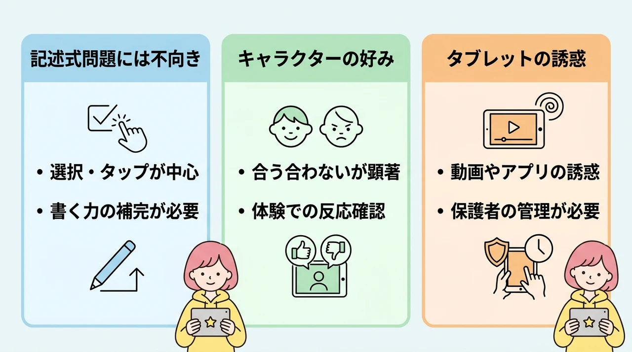 すららをLDの子に使う際の注意点とデメリット