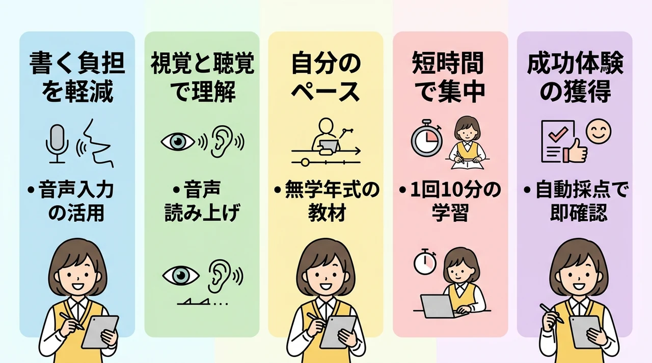 学習障害の子にタブレット教材がおすすめな理由