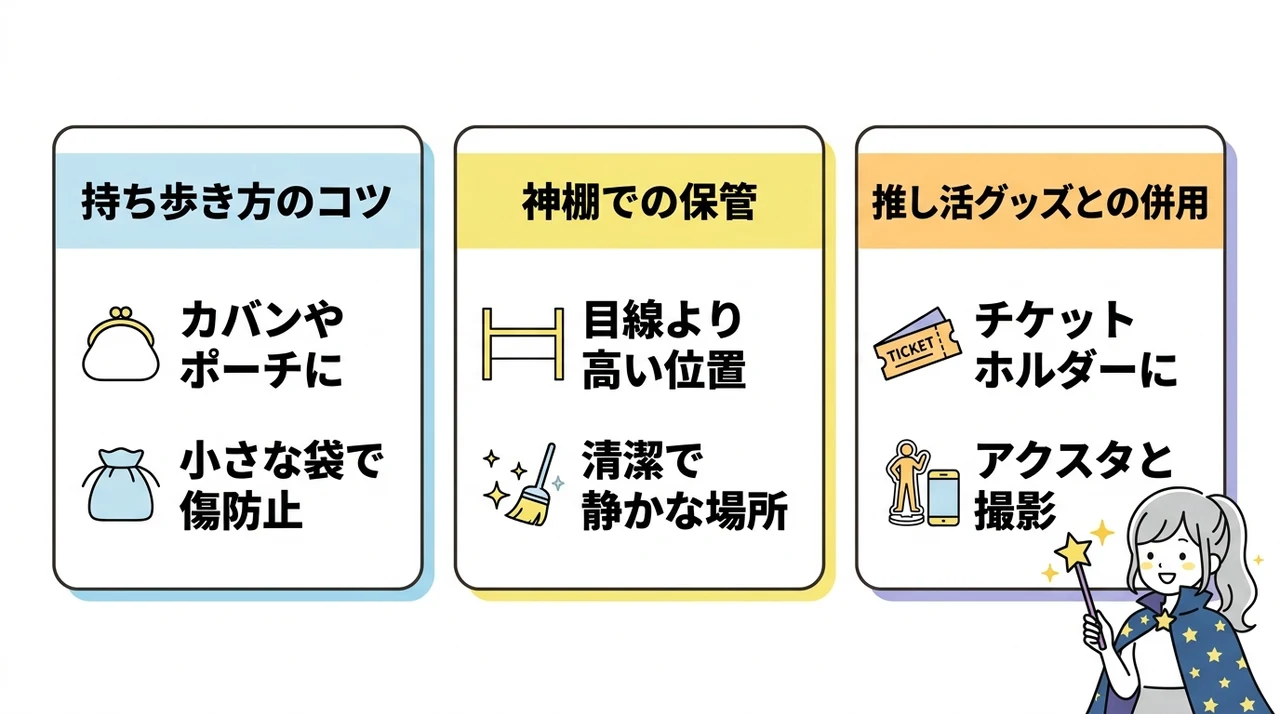 一番星守の保管と身につけ方