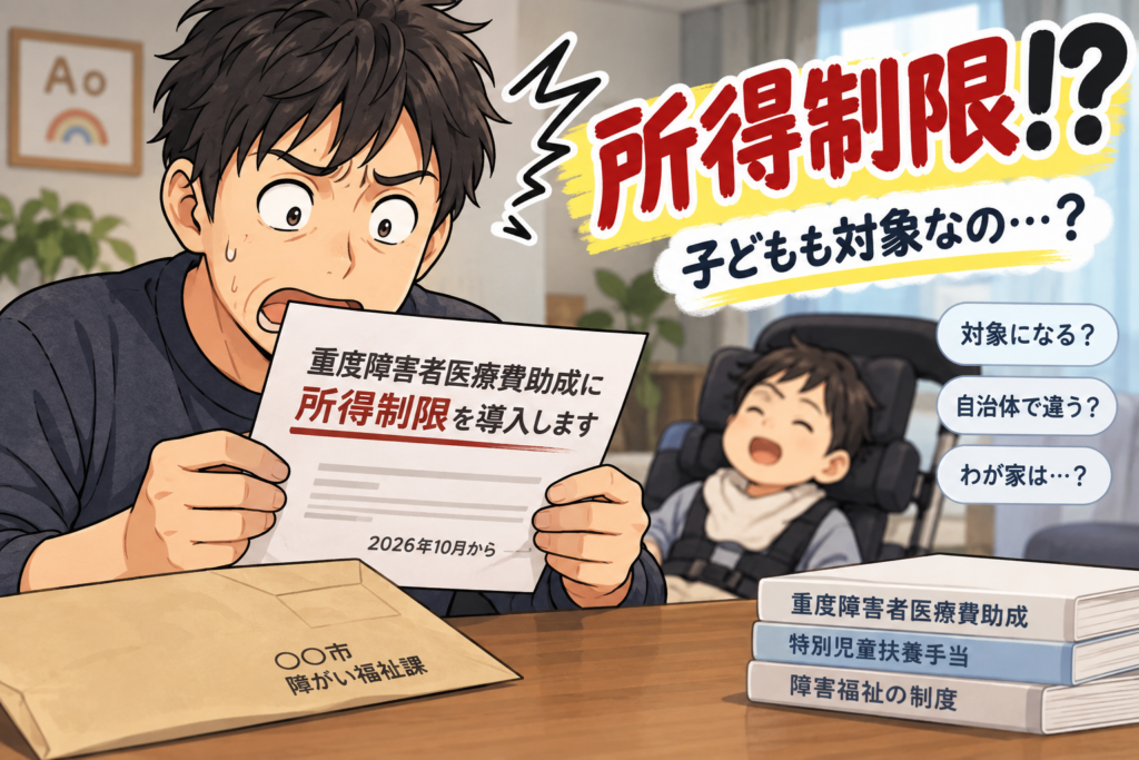 重度障害者医療費助成に所得制限？子どもも対象か調べて分かったこと