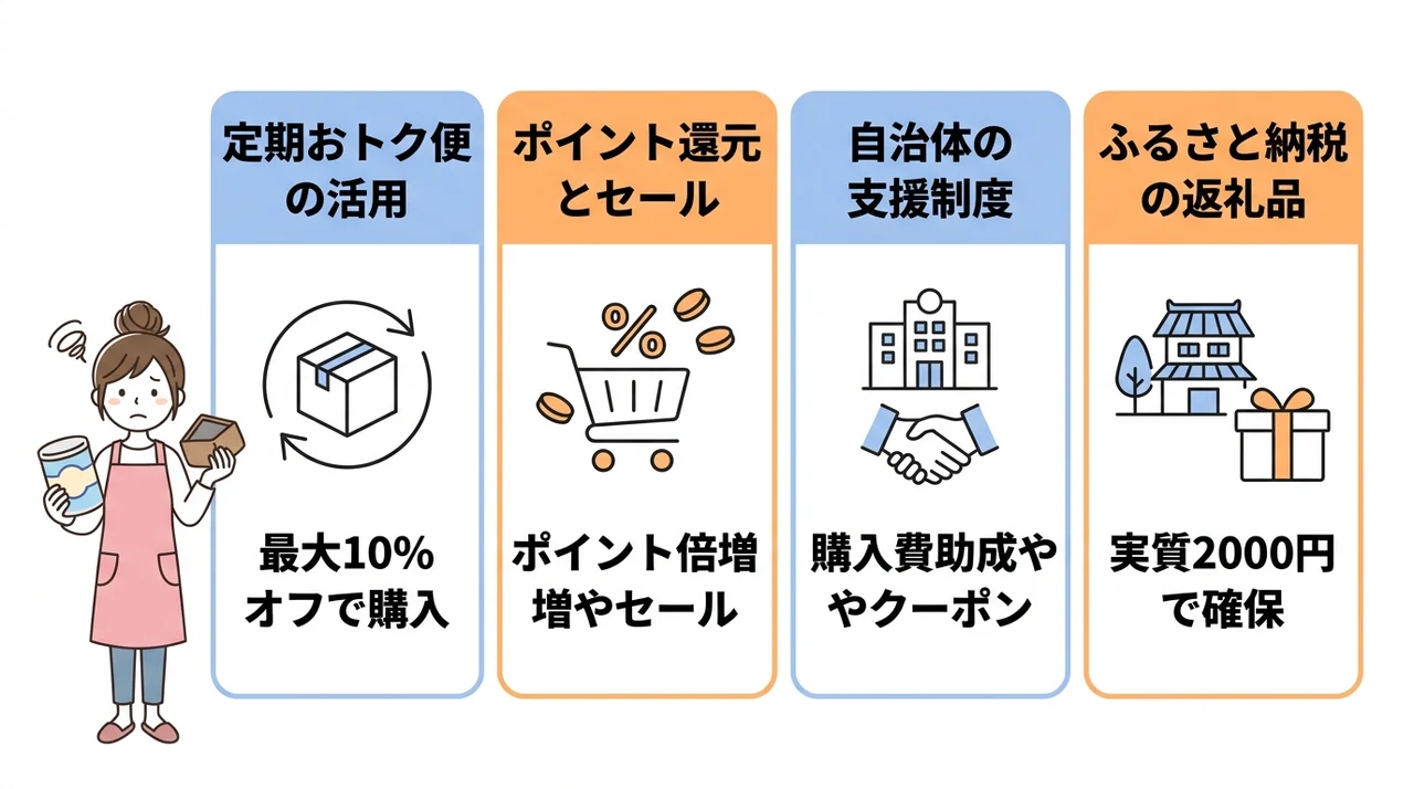 粉ミルクを少しでも安く買う節約術