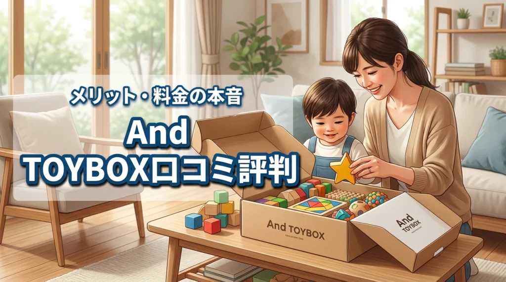 And TOYBOXの口コミ評判を徹底調査！メリット・デメリットと料金を本音で解説