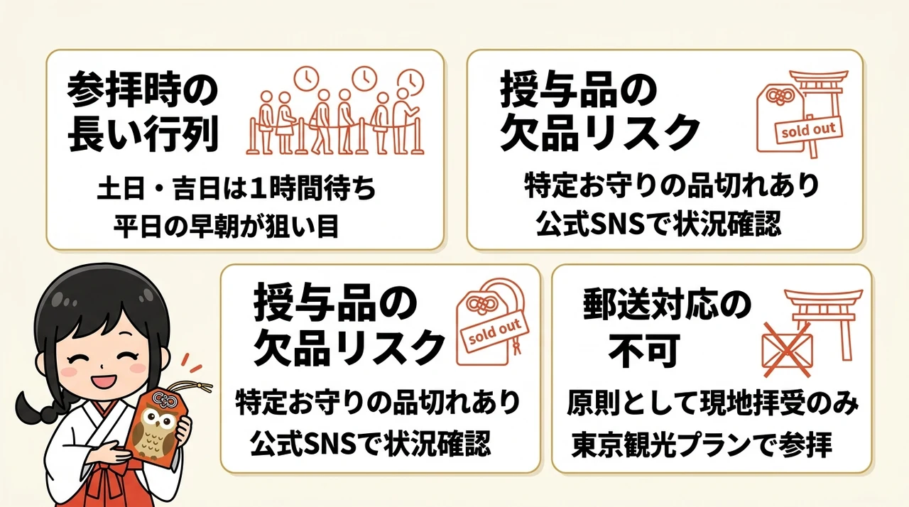 拝受前に知っておきたい授与時間や混雑のデメリット