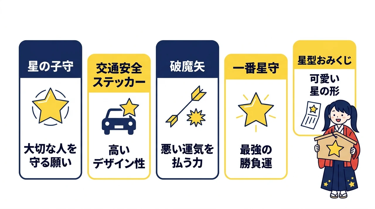 星神社で授かりたい人気の授与品5選