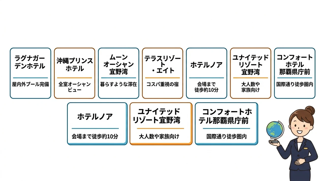 What a Wonderful World周辺のホテルおすすめ7選