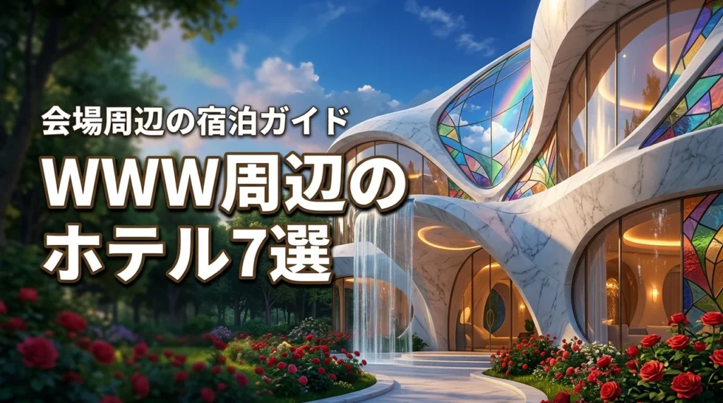 What a Wonderful Worldのホテル7選！会場周辺の宿泊ガイド