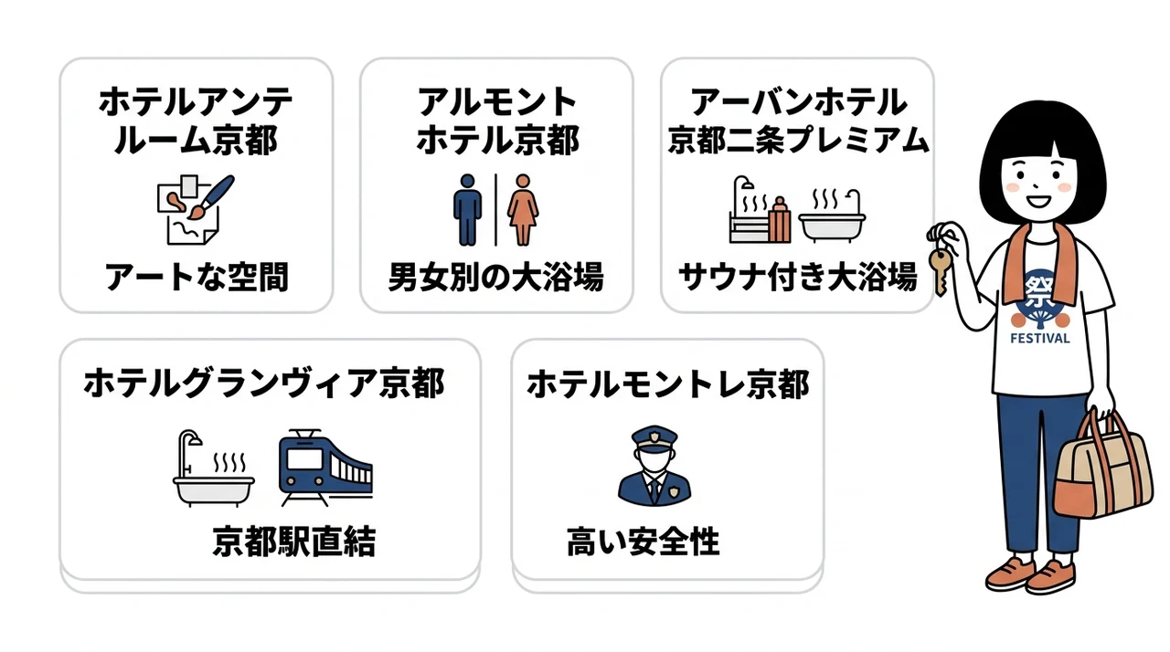響都超特急の遠征に便利なホテルおすすめ5選