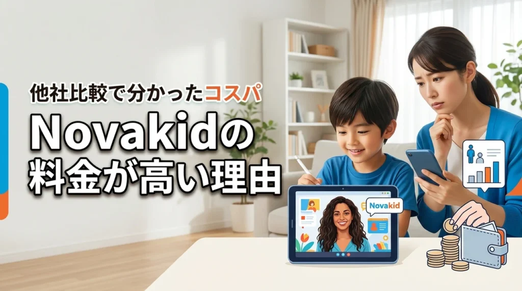 Novakidの料金が高いのはなぜ？他社と比較して分かったコスパと選ばれる理由