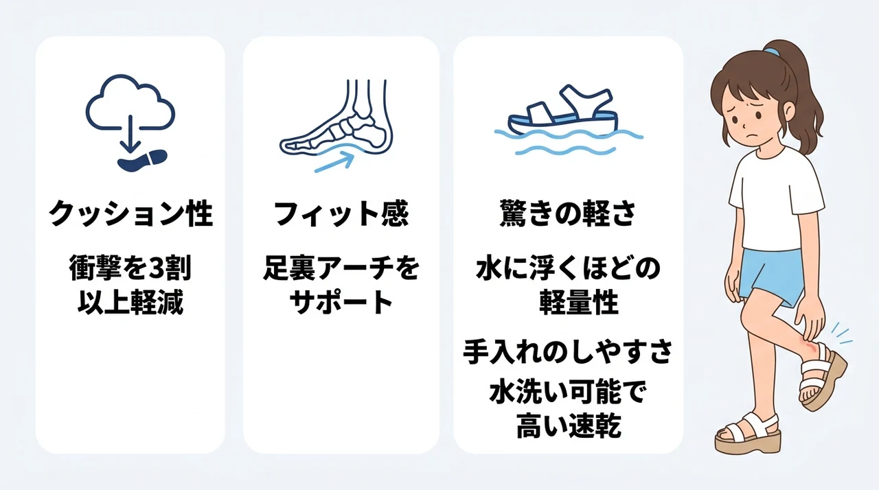 ウーフォスの履き心地をレビュー|きついと感じる理由を検証