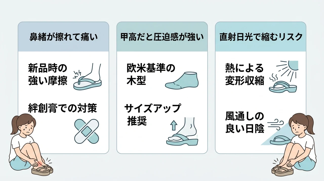 ウーフォスを履いてきついと感じる3つのデメリット
